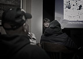 Presenter - Canon 1D Mark IV Black and White Event Photos